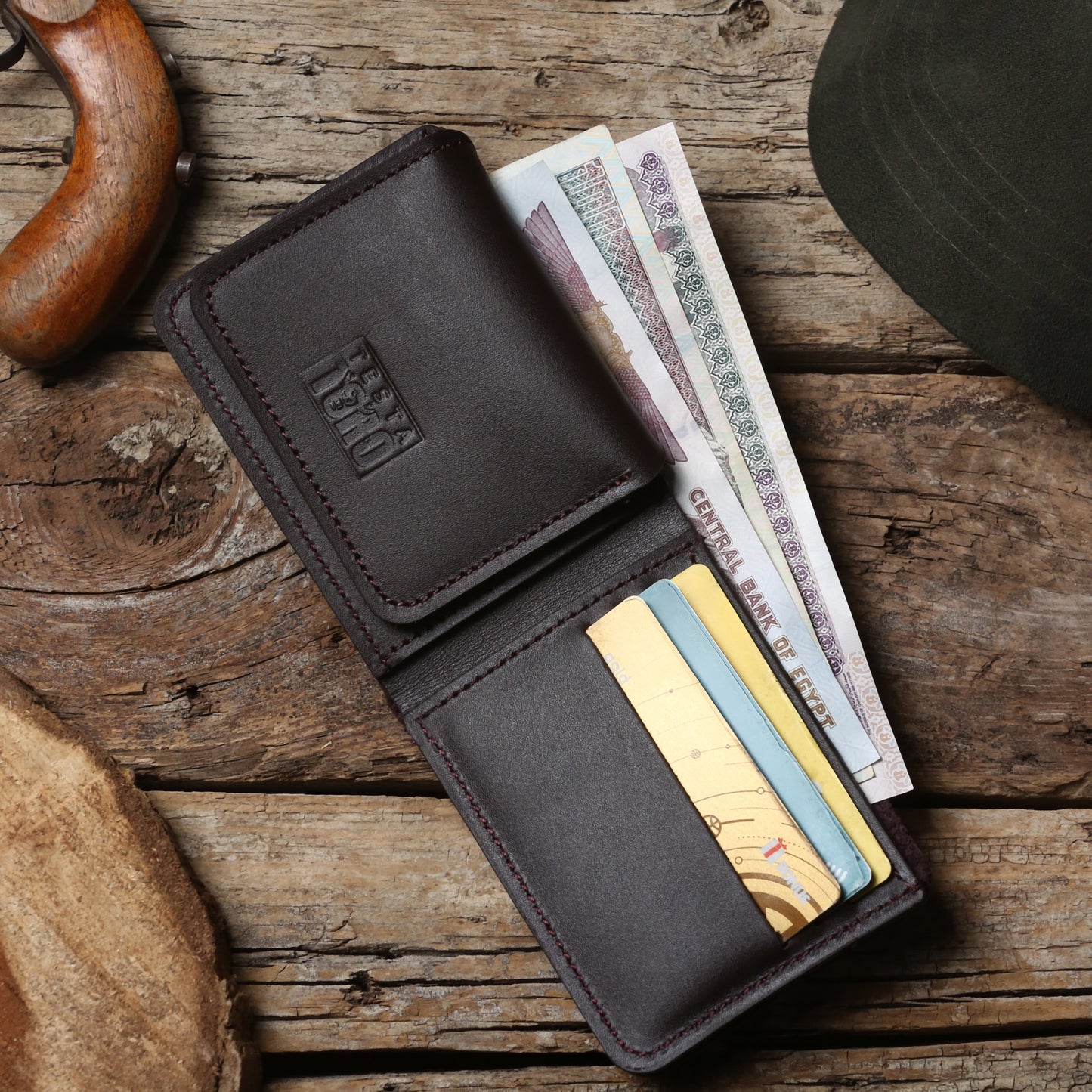 محفظة كلاسيك فاخرة نحيفة – نافذة هوية Flip & Full Bill Compartment w14
