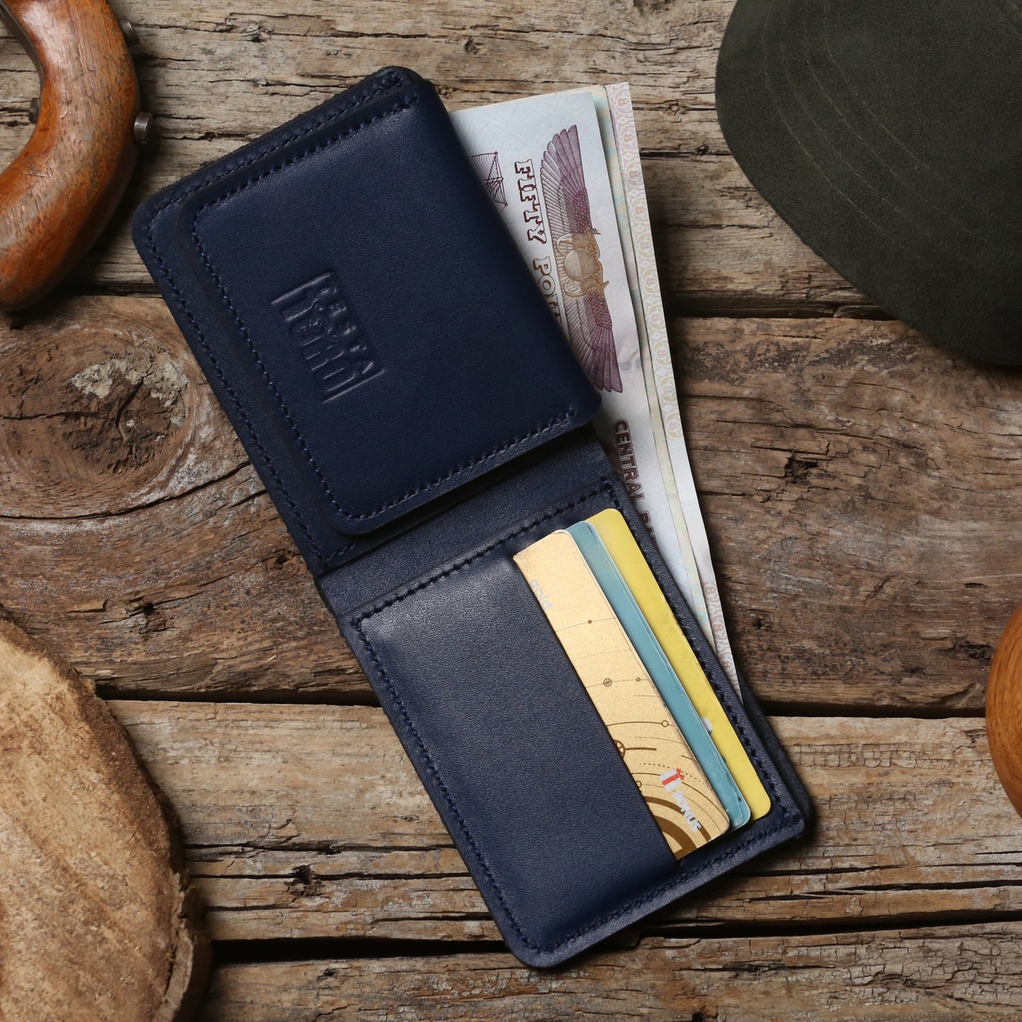محفظة كلاسيك فاخرة نحيفة – نافذة هوية Flip & Full Bill Compartment w14