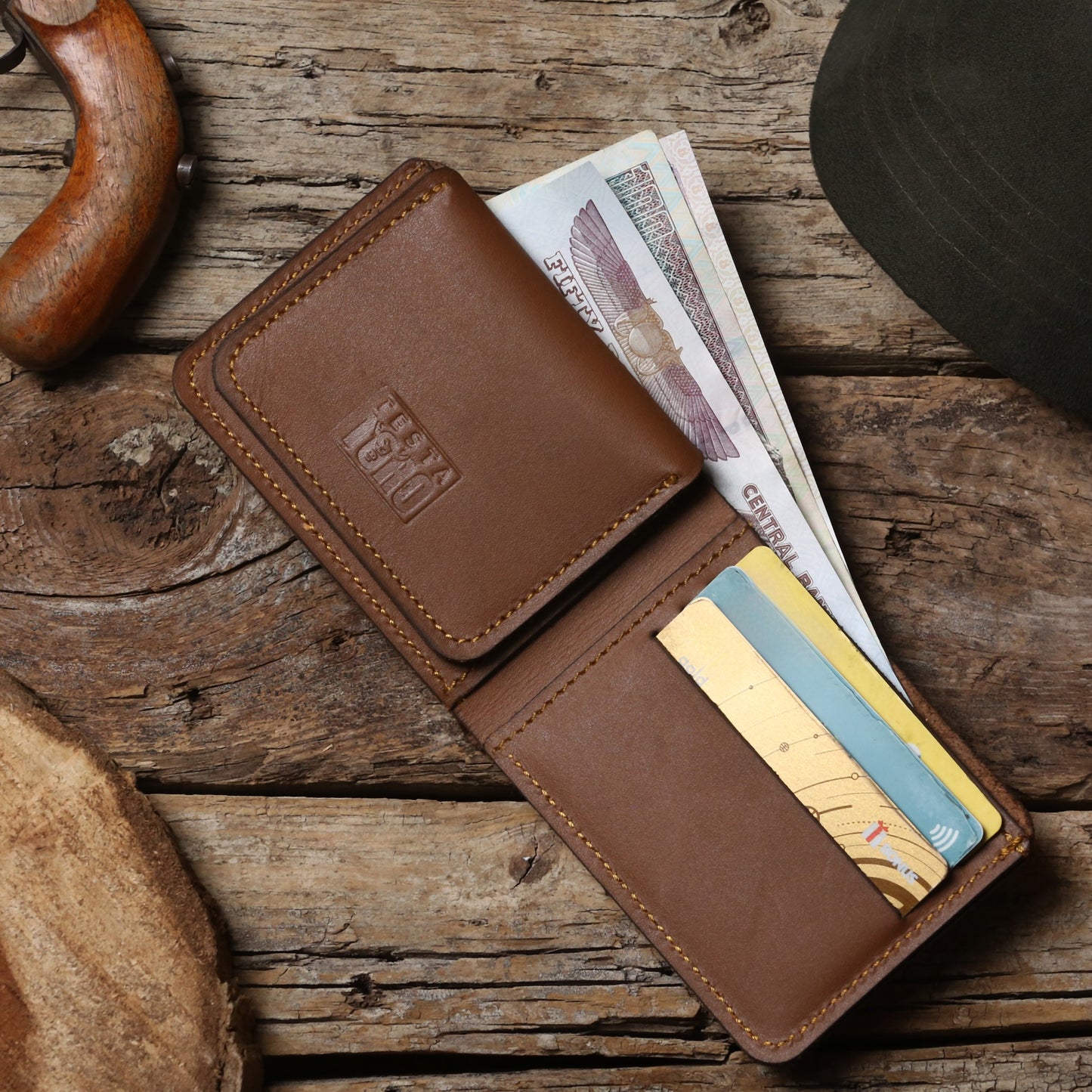 محفظة كلاسيك فاخرة نحيفة – نافذة هوية Flip & Full Bill Compartment w14