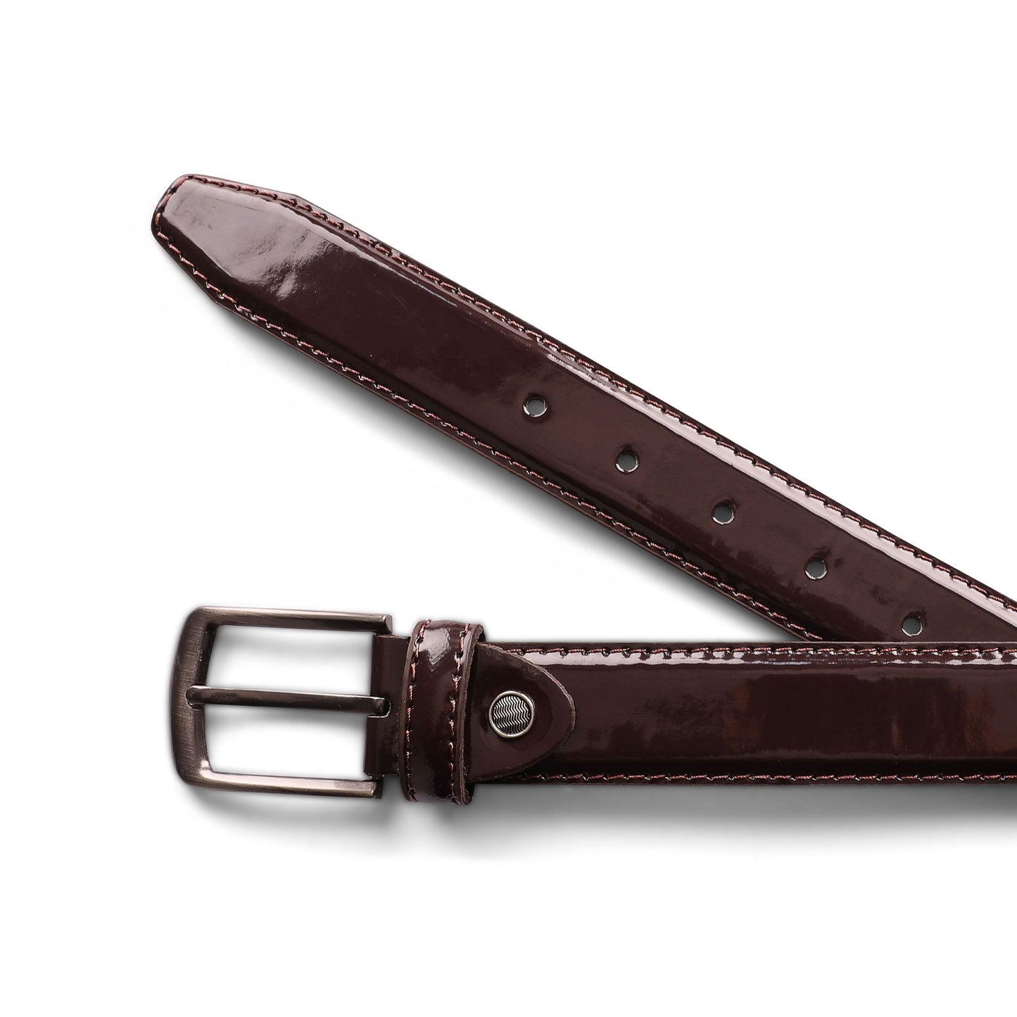 حزام رسمي كلاسيك فورمال فيرنيه لامع من الجلد الطبيعي من تيستا تورو Testa Toro b11