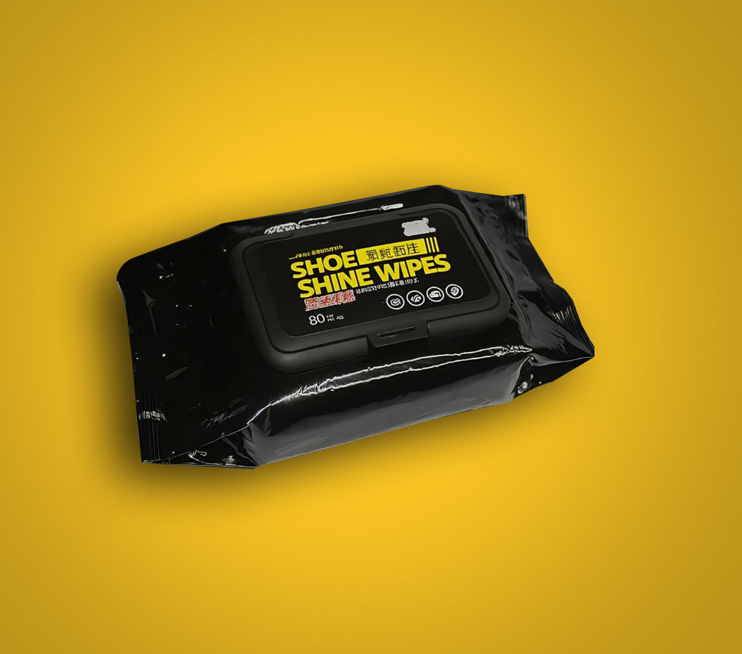 مناديل سريعة لتنظيف الأحذية – افتح امسح وامشي