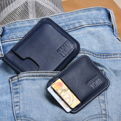محفظة فاخرة من قطعتين + كارد هولدر - Minimalist wallet (2-Piece) w13