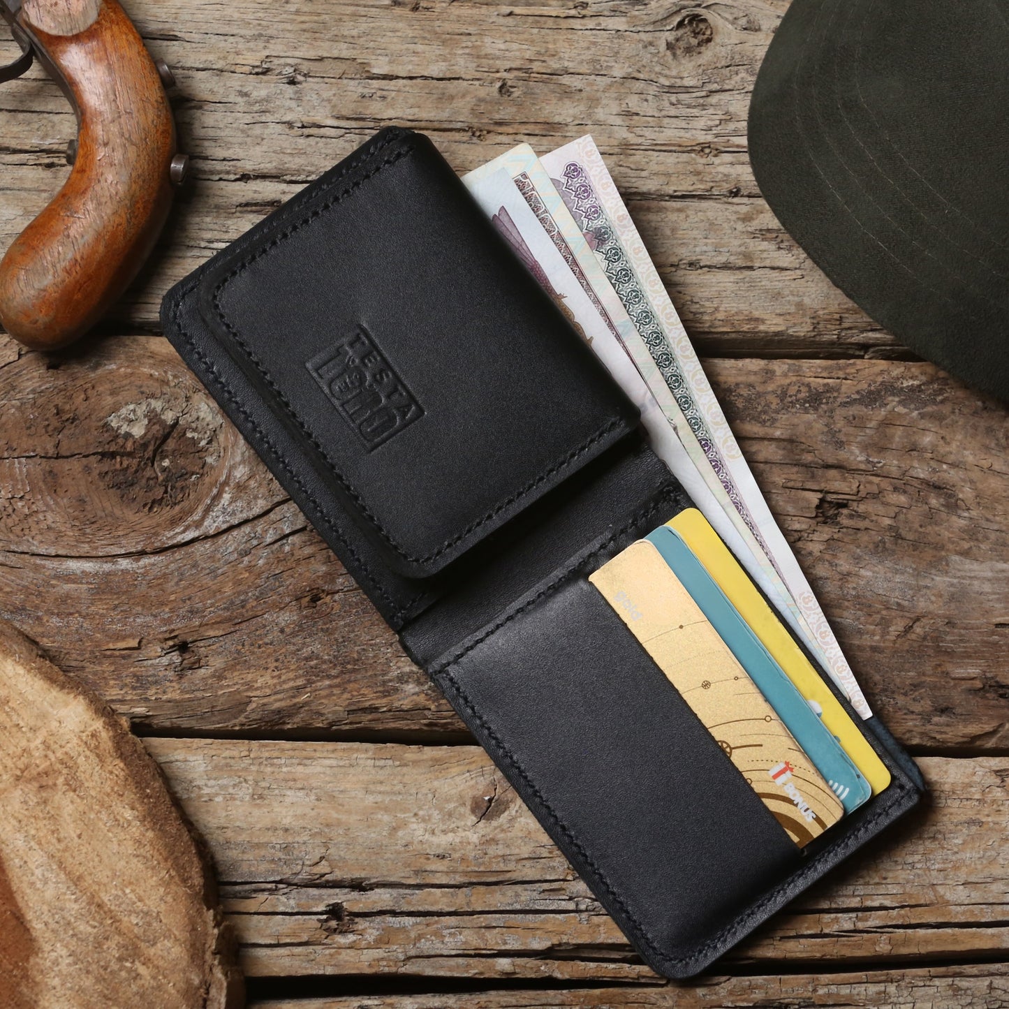 محفظة كلاسيك فاخرة نحيفة – نافذة هوية Flip & Full Bill Compartment w14