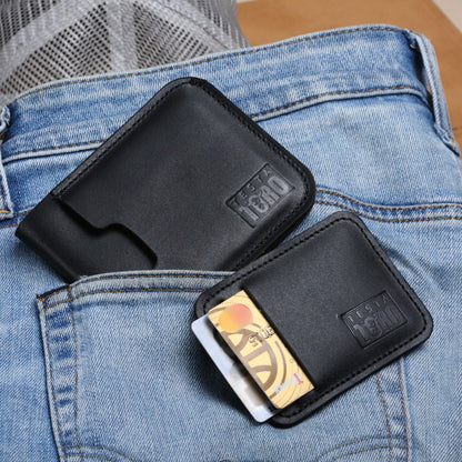 محفظة فاخرة من قطعتين + كارد هولدر - Minimalist wallet (2-Piece) w13