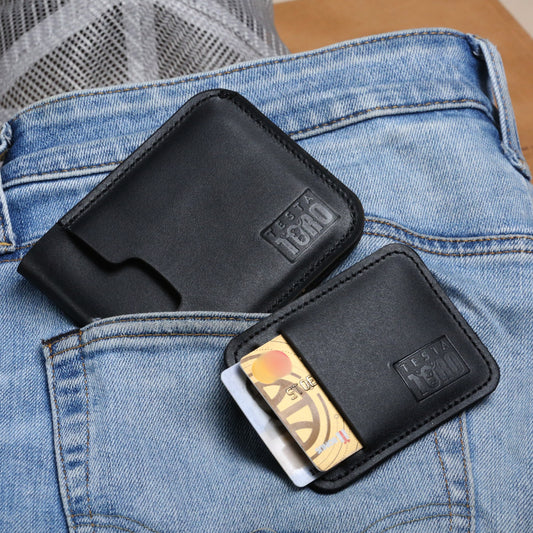 محفظة فاخرة من قطعتين + كارد هولدر - Minimalist wallet (2-Piece) w13
