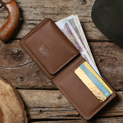 محفظة كلاسيك فاخرة نحيفة – نافذة هوية Flip & Full Bill Compartment w14