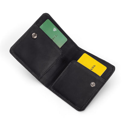 محفظة كروت فخمة بخياطة قوية وشعار محفور – سناب لوك W16