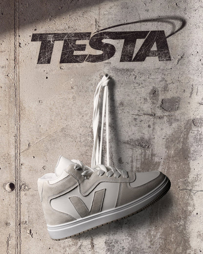 هاف كاجوال جلدي مع تطعميات جلد سويد ولمسات فخمة M6