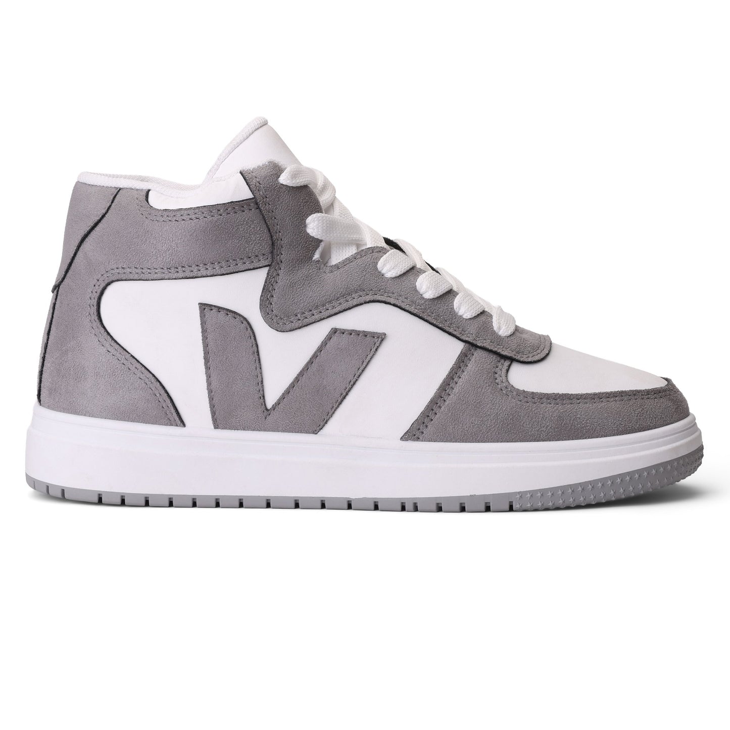 هاف كاجوال جلدي مع تطعميات جلد سويد ولمسات فخمة M6