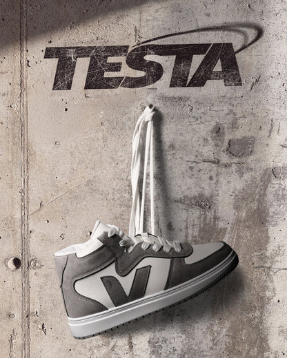 هاف كاجوال جلدي مع تطعميات جلد سويد ولمسات فخمة M6