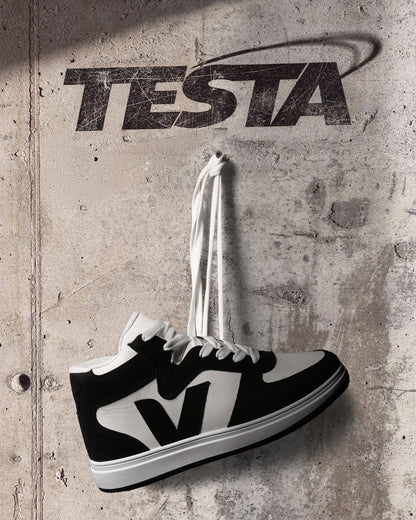 هاف كاجوال جلدي مع تطعميات جلد سويد ولمسات فخمة M6