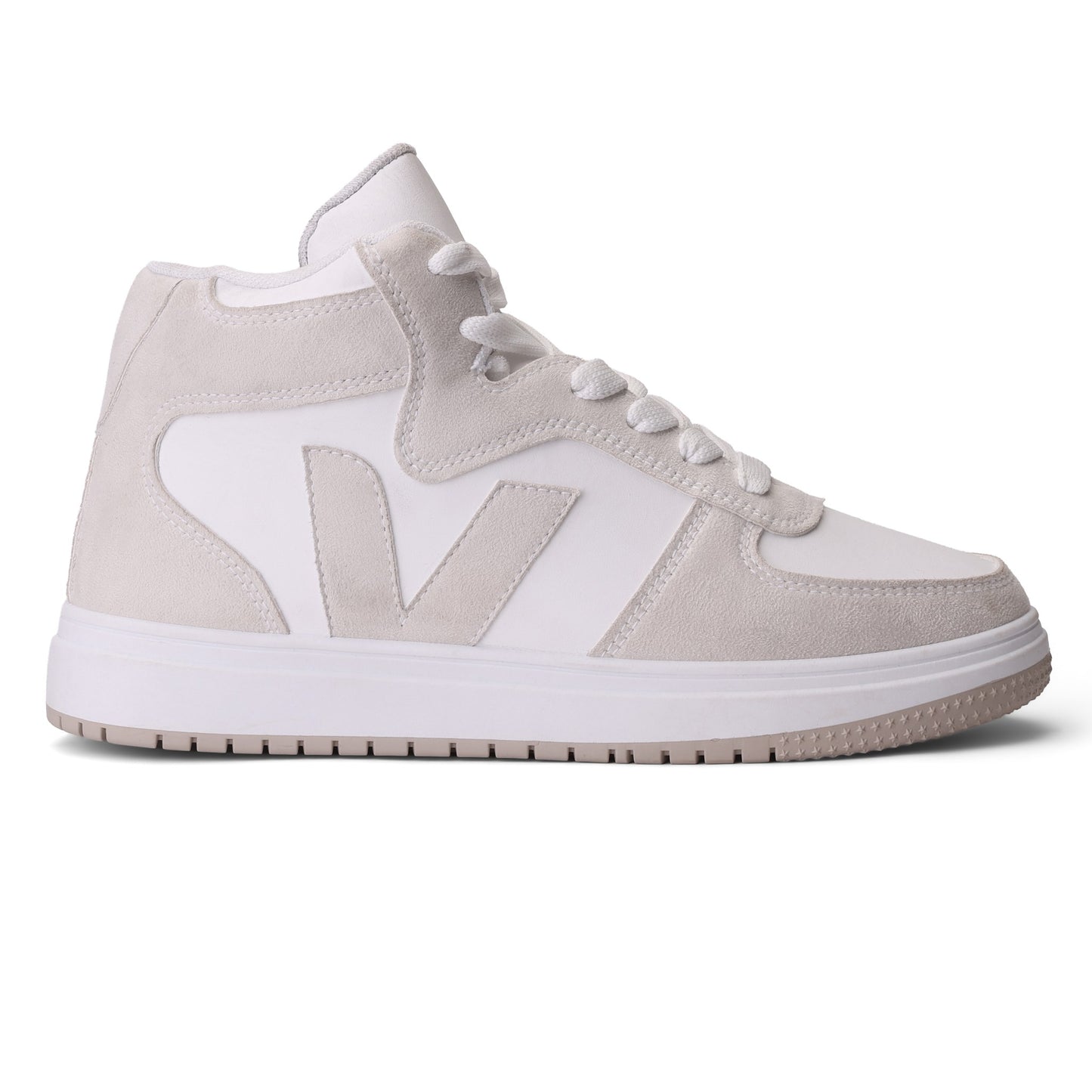 هاف كاجوال جلدي مع تطعميات جلد سويد ولمسات فخمة M6