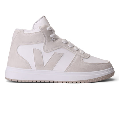 هاف كاجوال جلدي مع تطعميات جلد سويد ولمسات فخمة M6