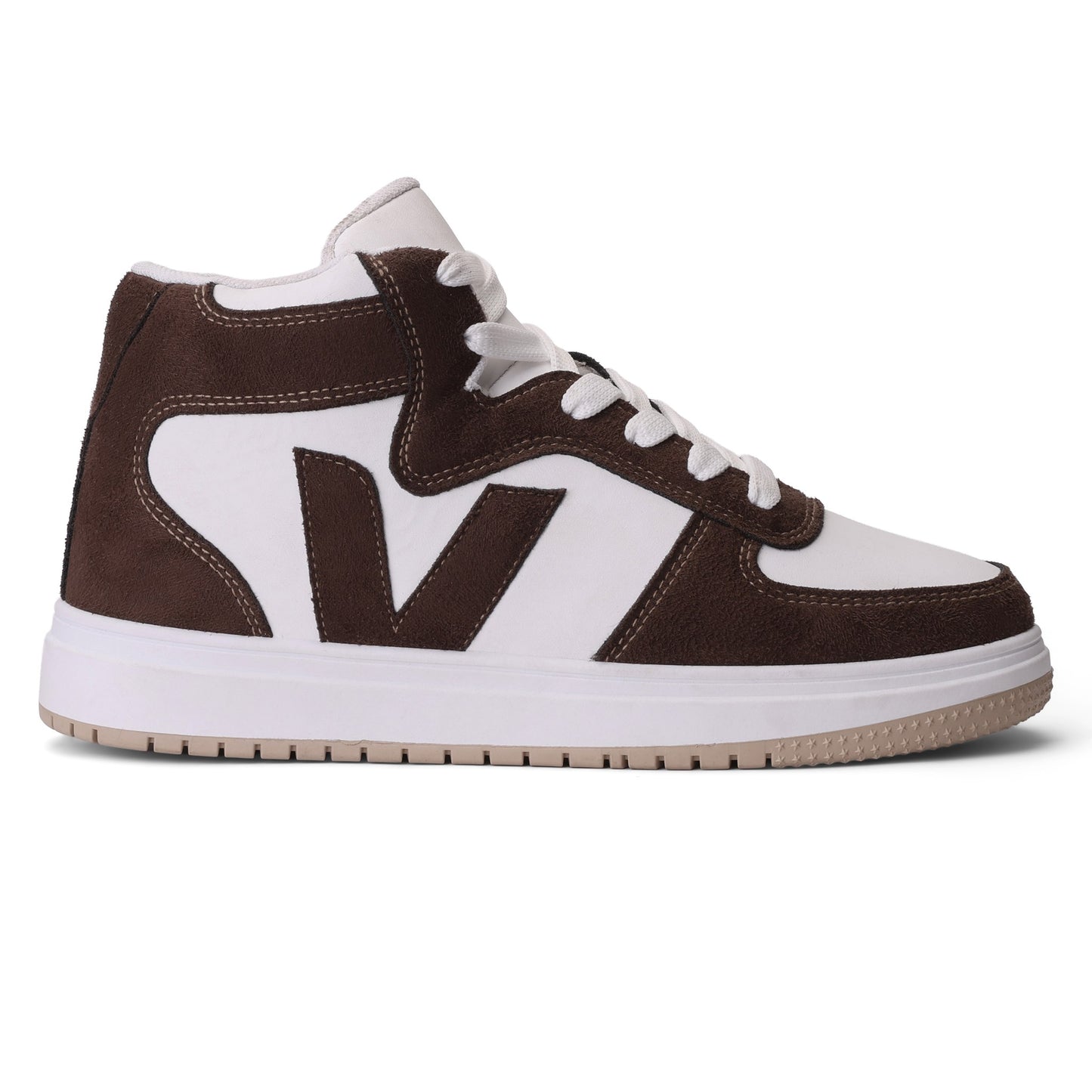 هاف كاجوال جلدي مع تطعميات جلد سويد ولمسات فخمة M6