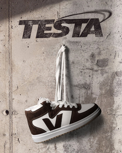 هاف كاجوال جلدي مع تطعميات جلد سويد ولمسات فخمة M6